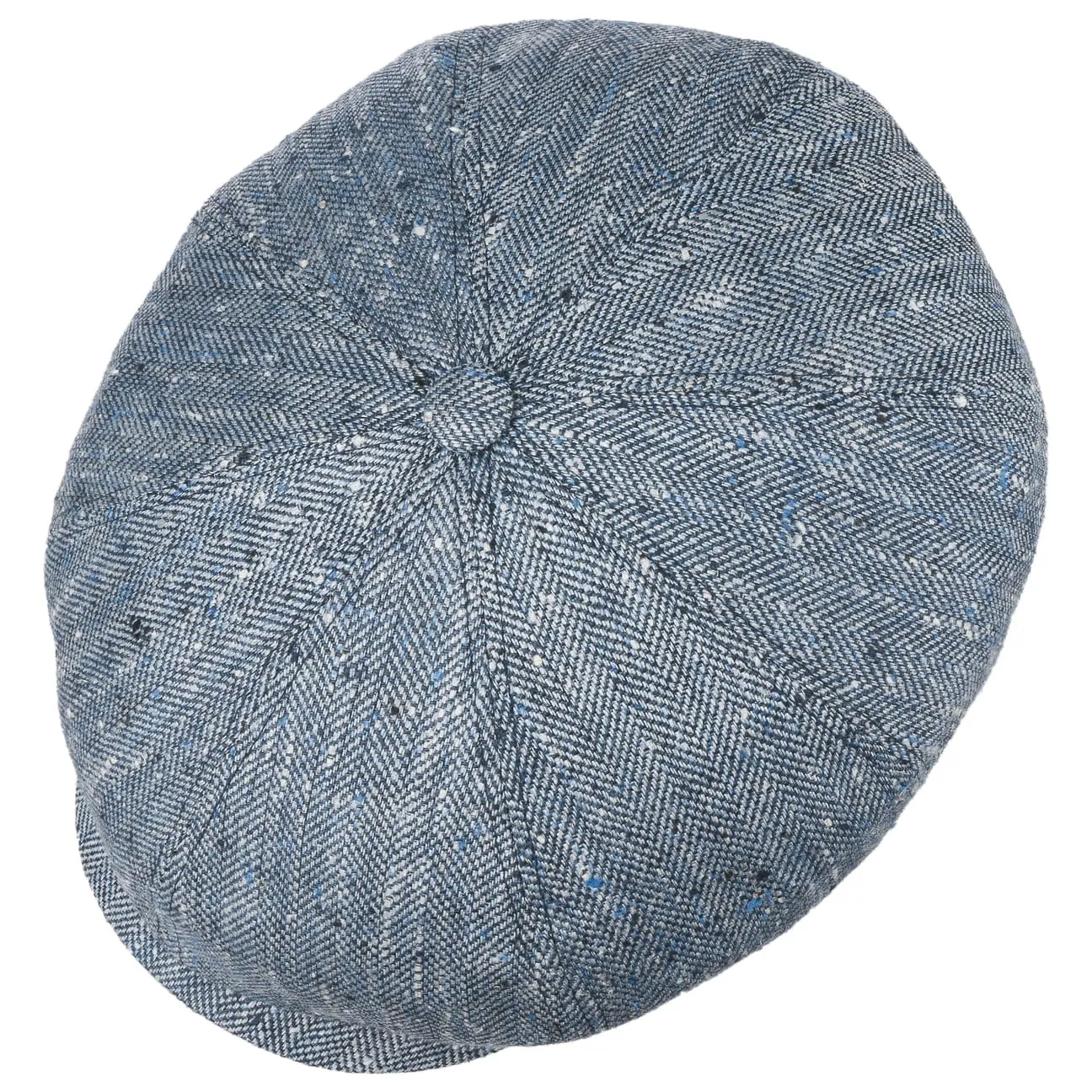 Lanfield Herringbone News Boy Cap by Stetson