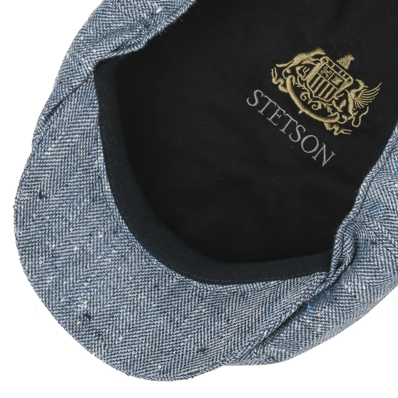 Lanfield Herringbone News Boy Cap by Stetson