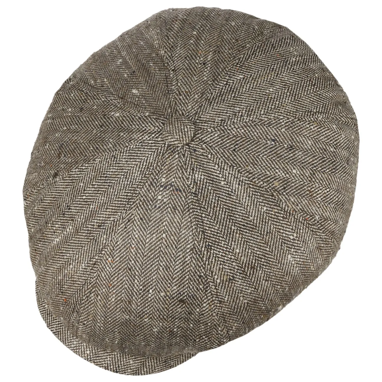Lanfield Herringbone News Boy Cap by Stetson