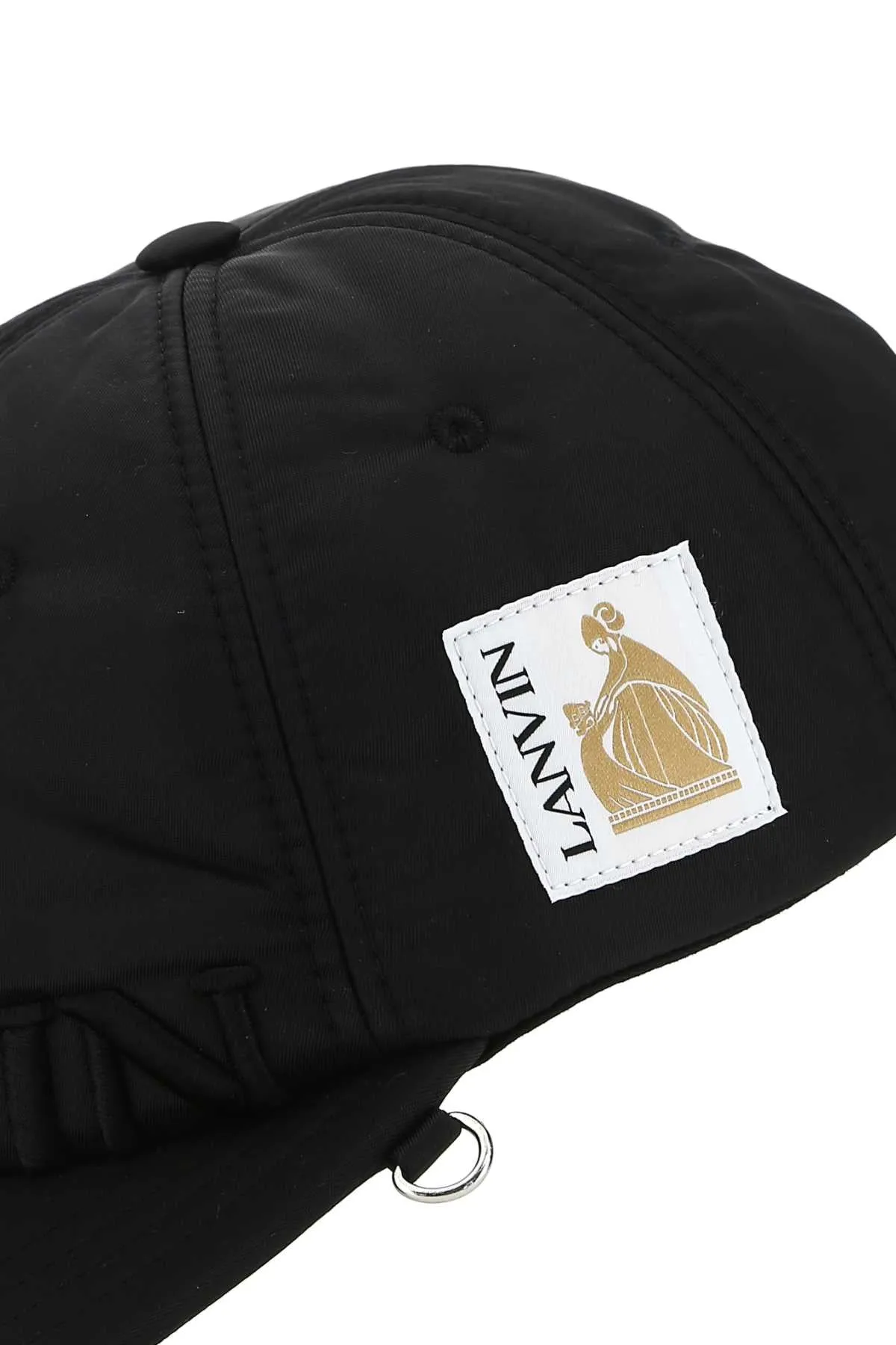 Lanvin Logo Embroidered Hoop-Detailed Cap