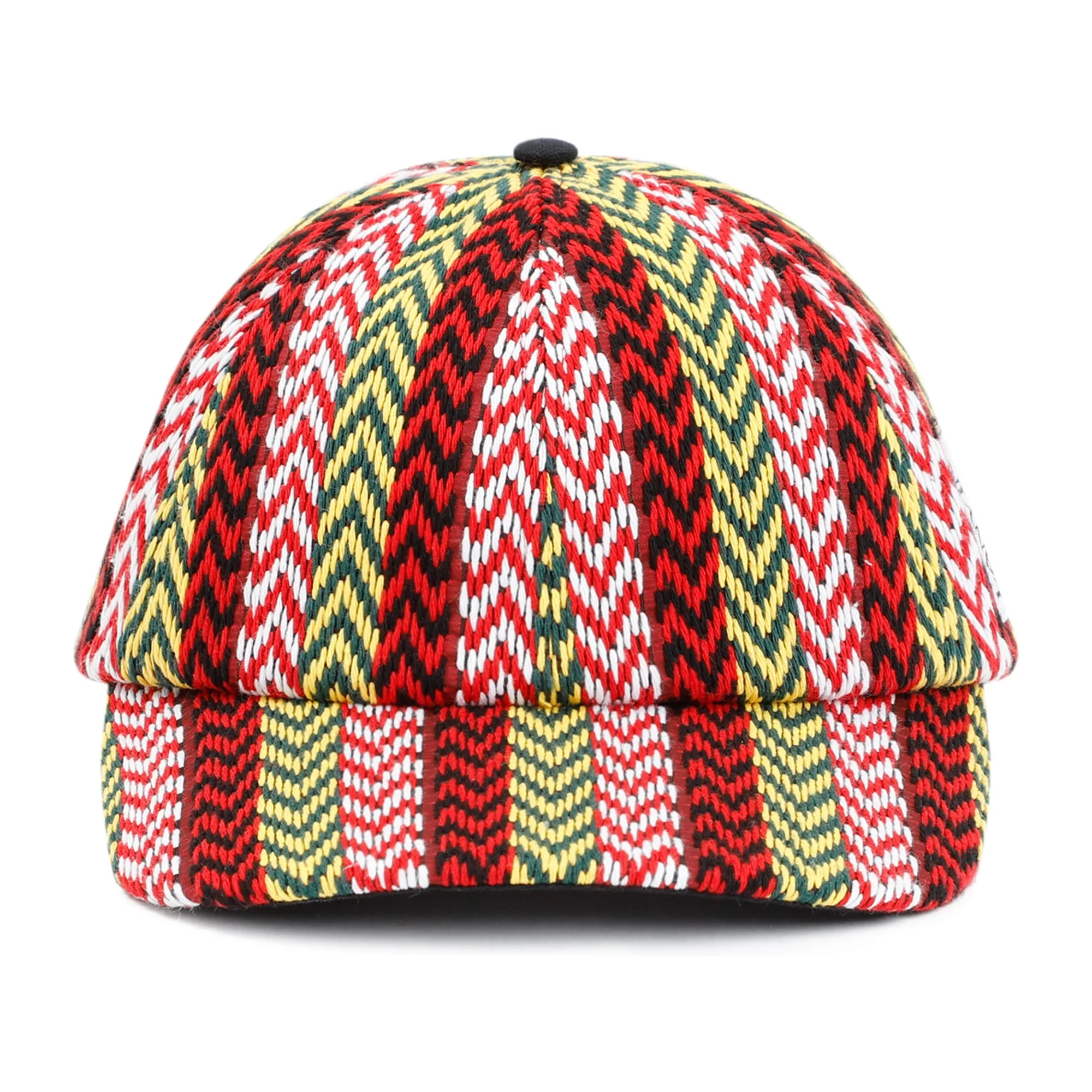 Lanvin Logo Patch Zig-Zag Baseball Cap
