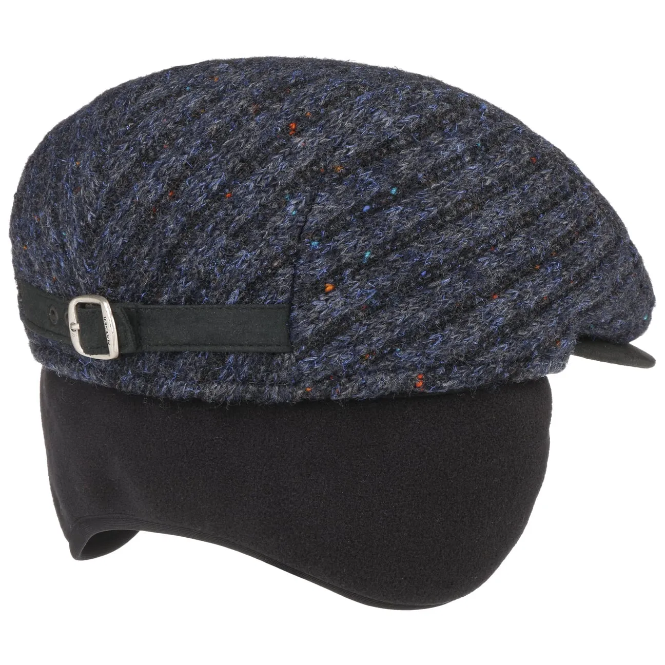 Matteo Earflaps Flat Cap by Mayser
