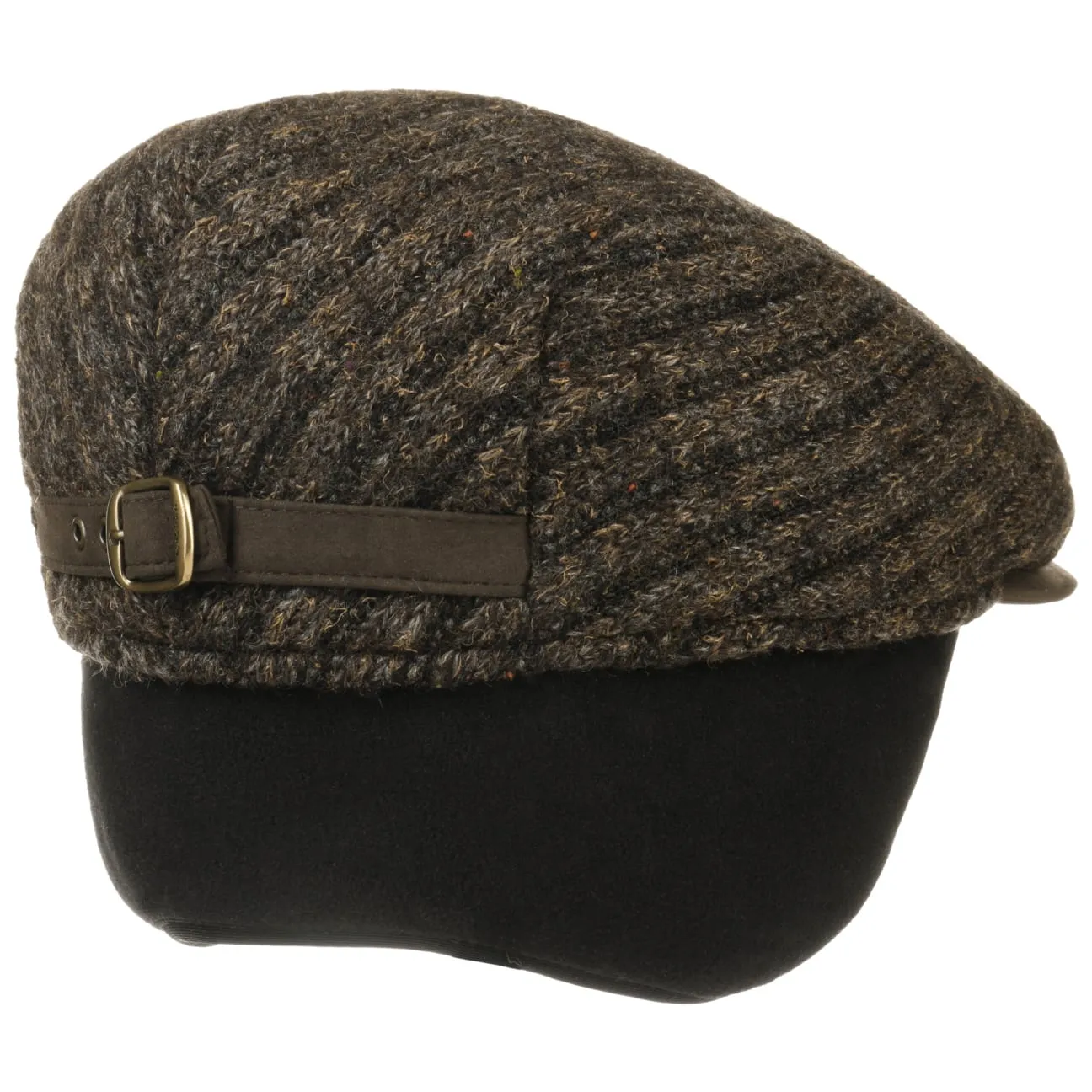 Matteo Earflaps Flat Cap by Mayser