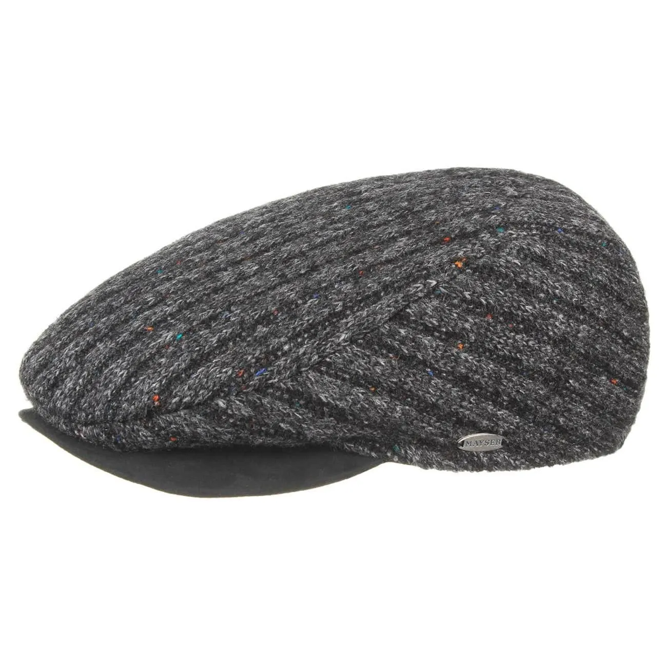 Matteo Earflaps Flat Cap by Mayser