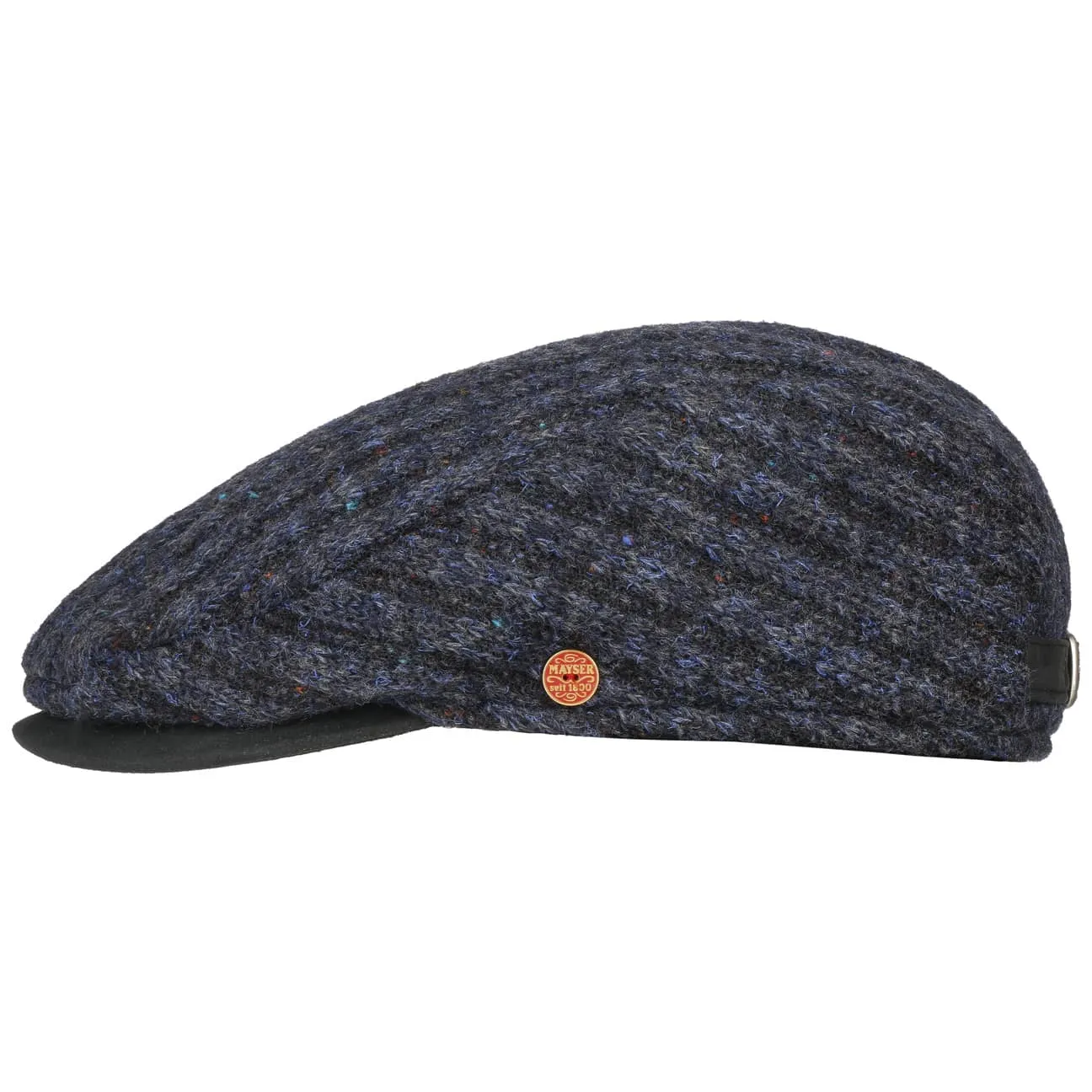 Matteo Earflaps Flat Cap by Mayser