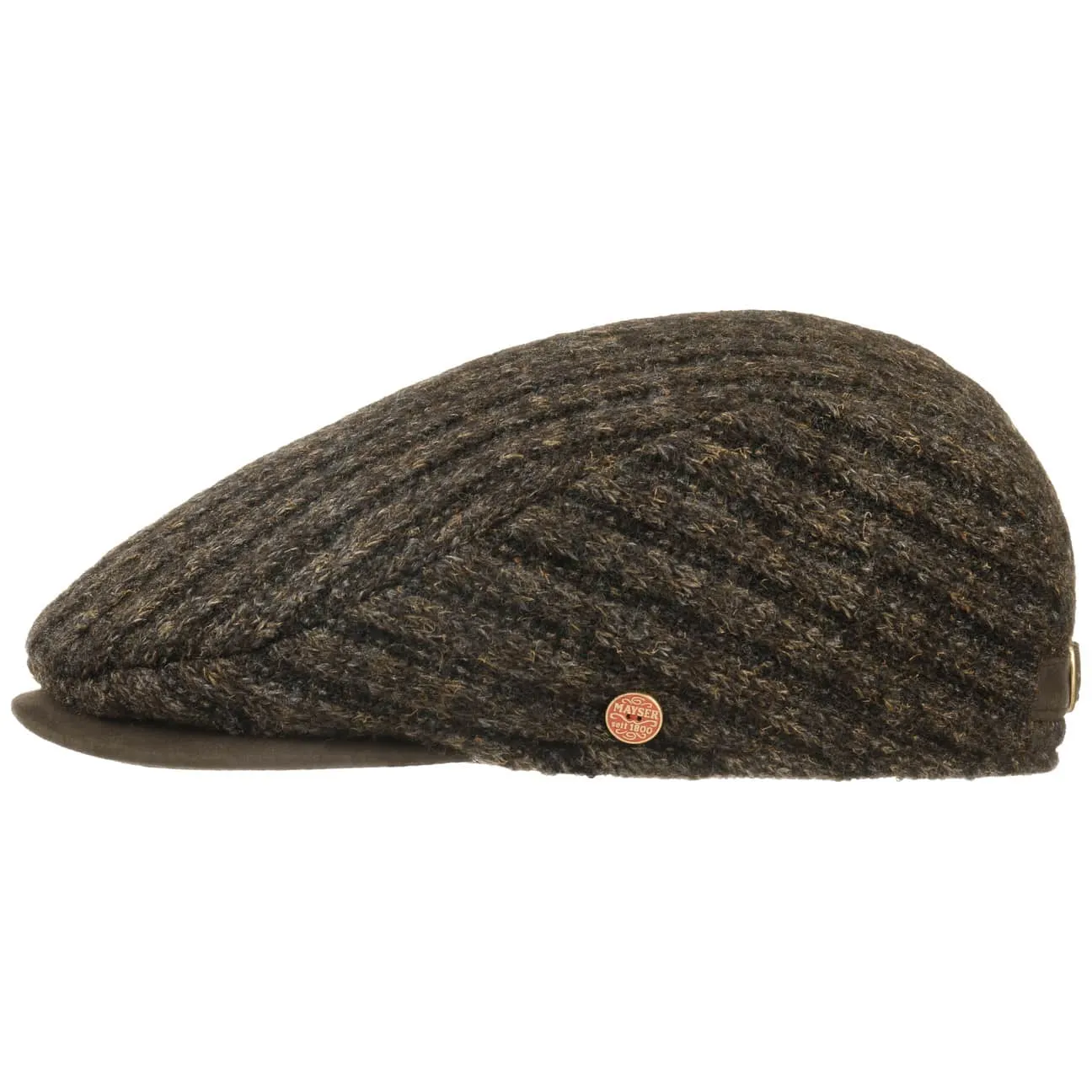 Matteo Earflaps Flat Cap by Mayser