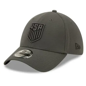 Men's New Era USA 39Thirty Classic Tonal Grey Hat