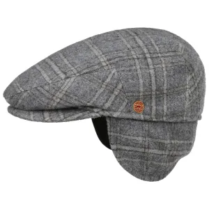 Merlino Casual Flat Cap with Ear Flaps by Mayser