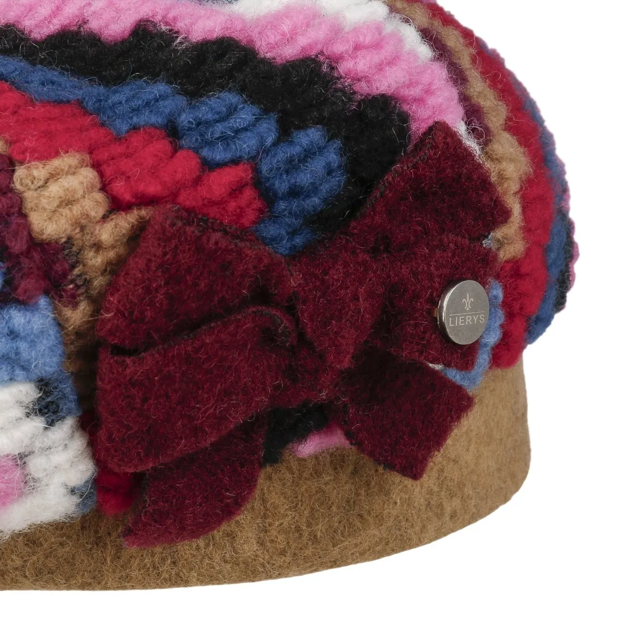 Multicolour Wool Women's Beret by Lierys