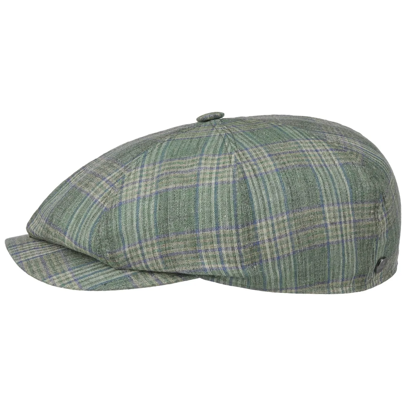 Murton Linen Flat Cap by Lierys