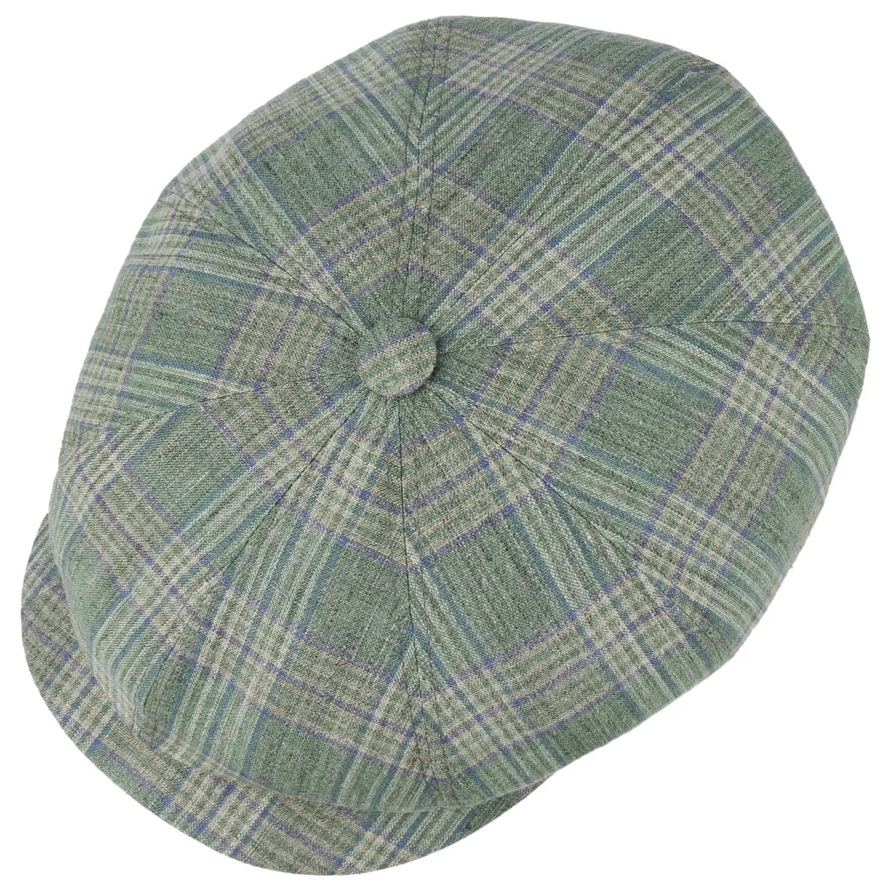 Murton Linen Flat Cap by Lierys