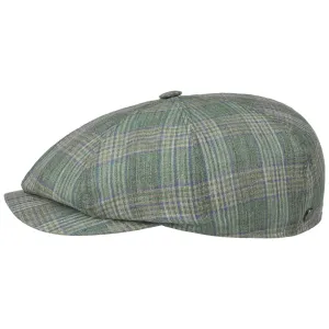 Murton Linen Flat Cap by Lierys