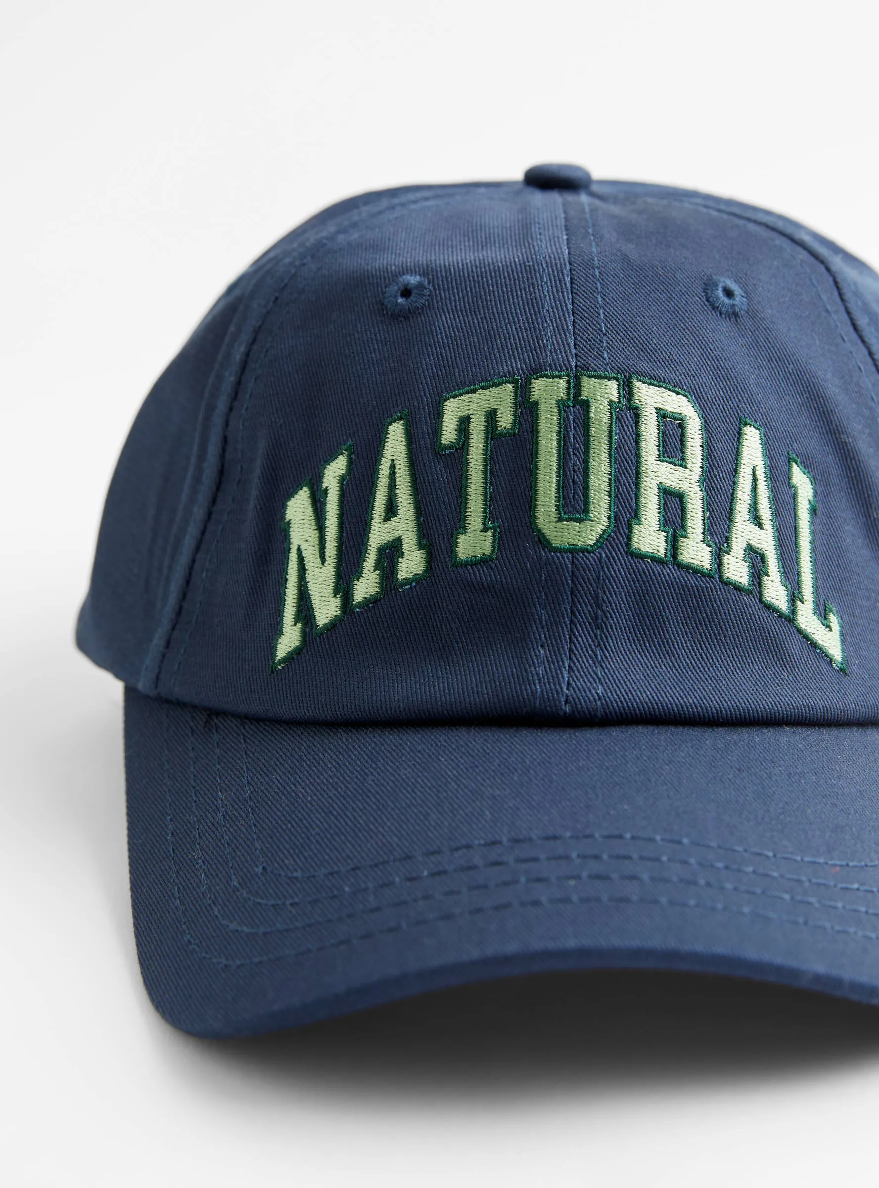 Natural Dad Hat Navy