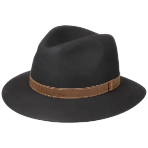 Nero Pack Away Hat by Borsalino