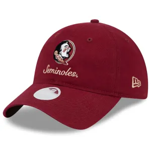 New Era 920 Women's Seminole Logo/Seminoles Adjustable Hat - Garnet