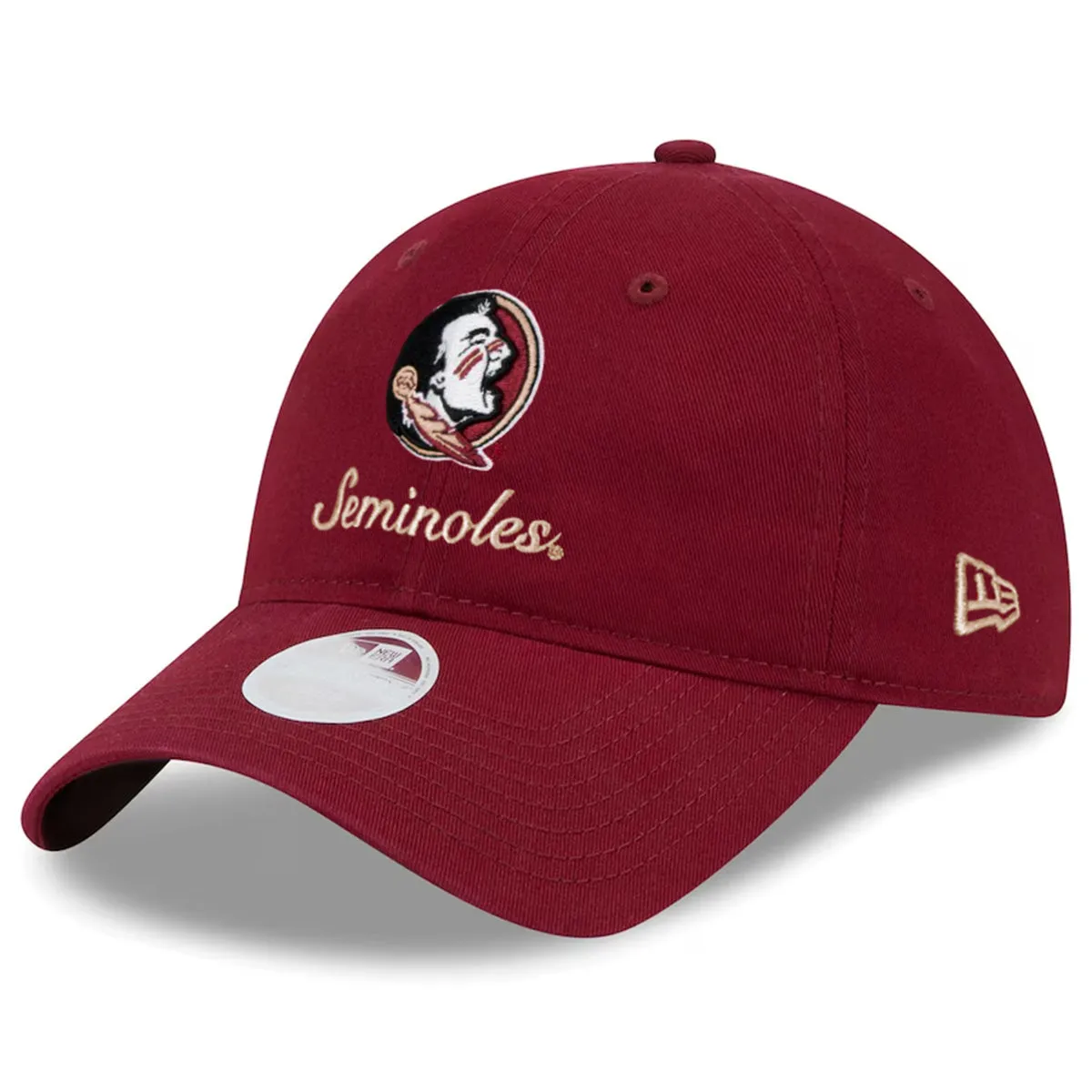 New Era 920 Women's Seminole Logo/Seminoles Adjustable Hat - Garnet