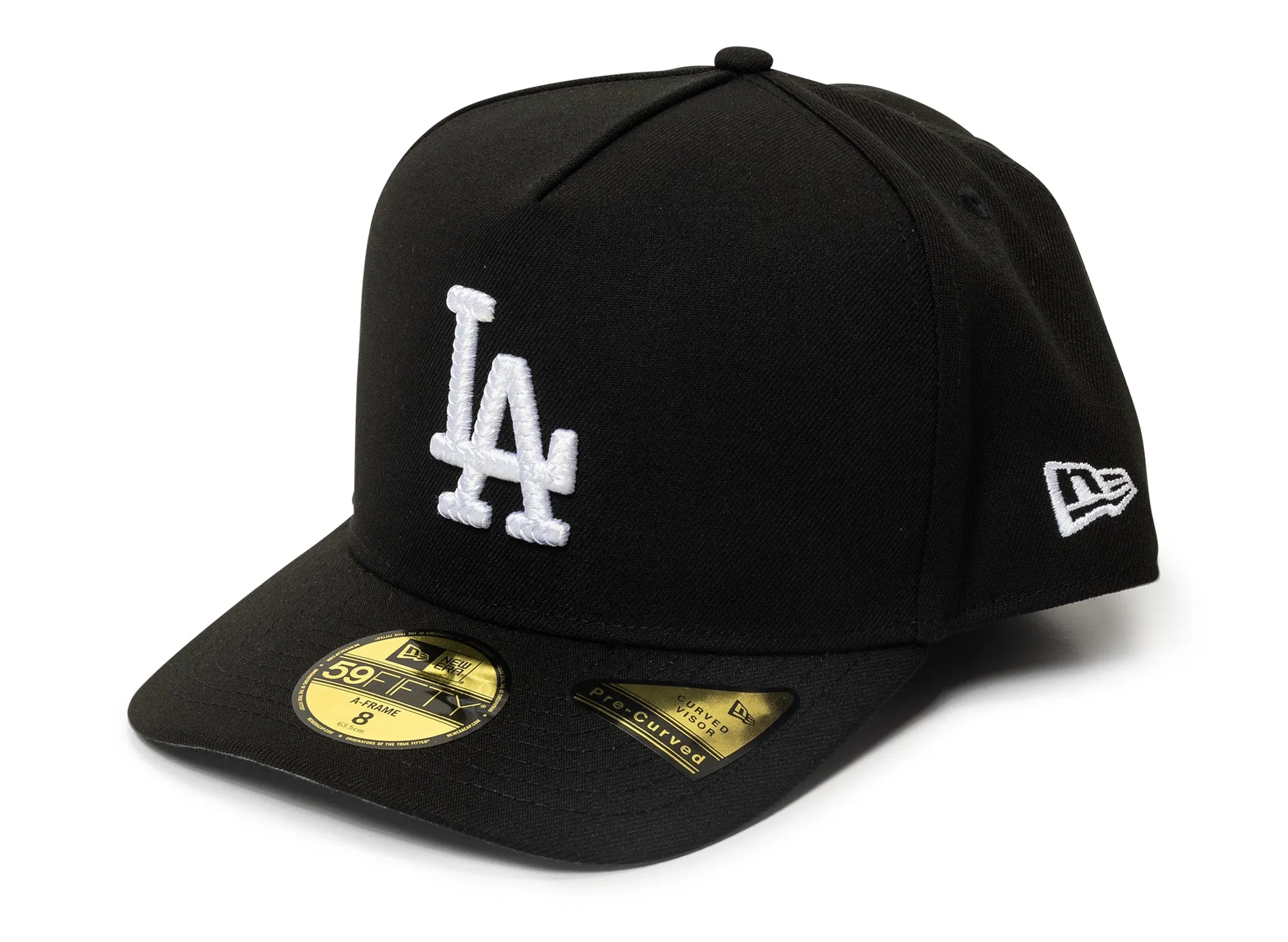 New Era Script Safety Pin Los Angeles Dodgers Fitted Hat v2 xld