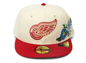 New Era Tonal Florals Detroit Red Wings Fitted Hat xld