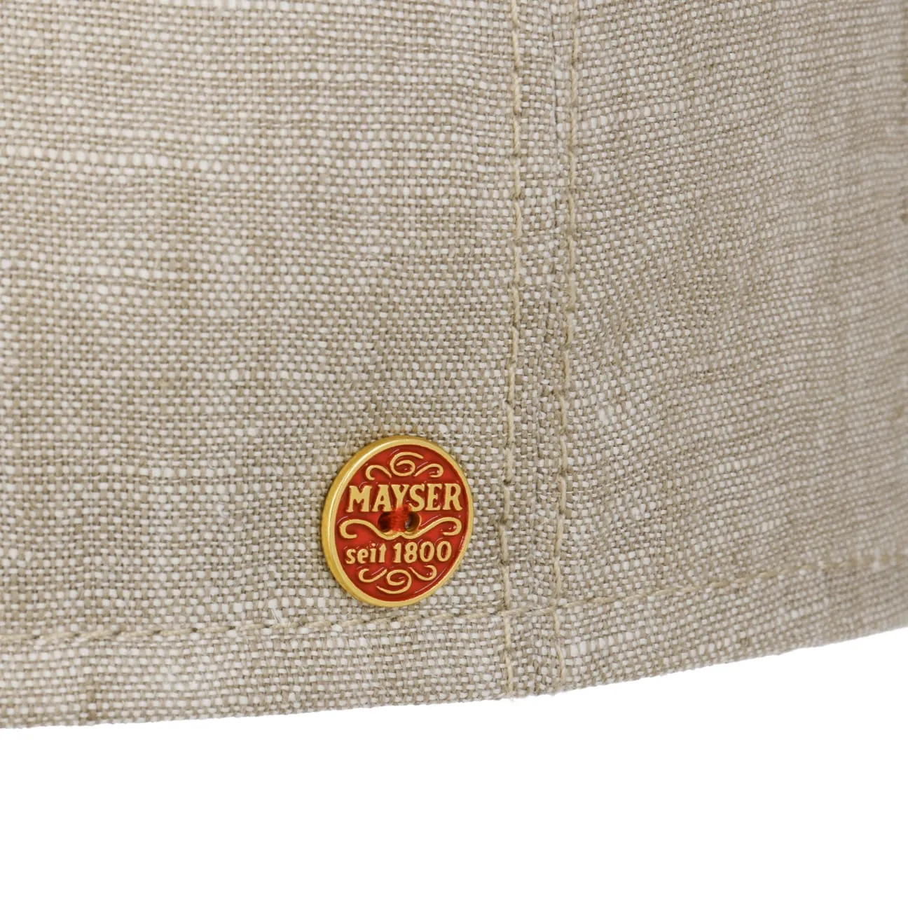 Paddy Linen Flat Cap by Mayser