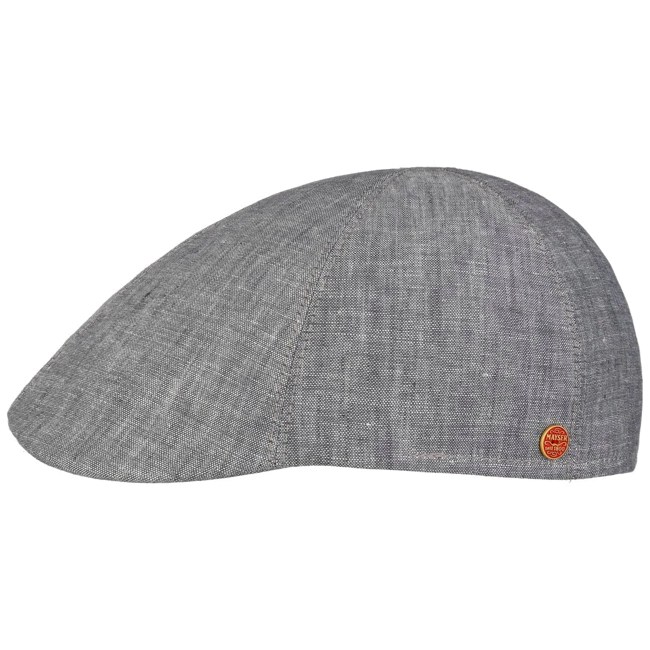 Paddy Linen Flat Cap by Mayser