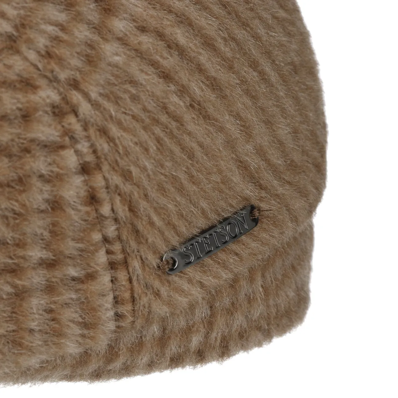 Poundhill Wool Mix Driver Flat Cap by Stetson