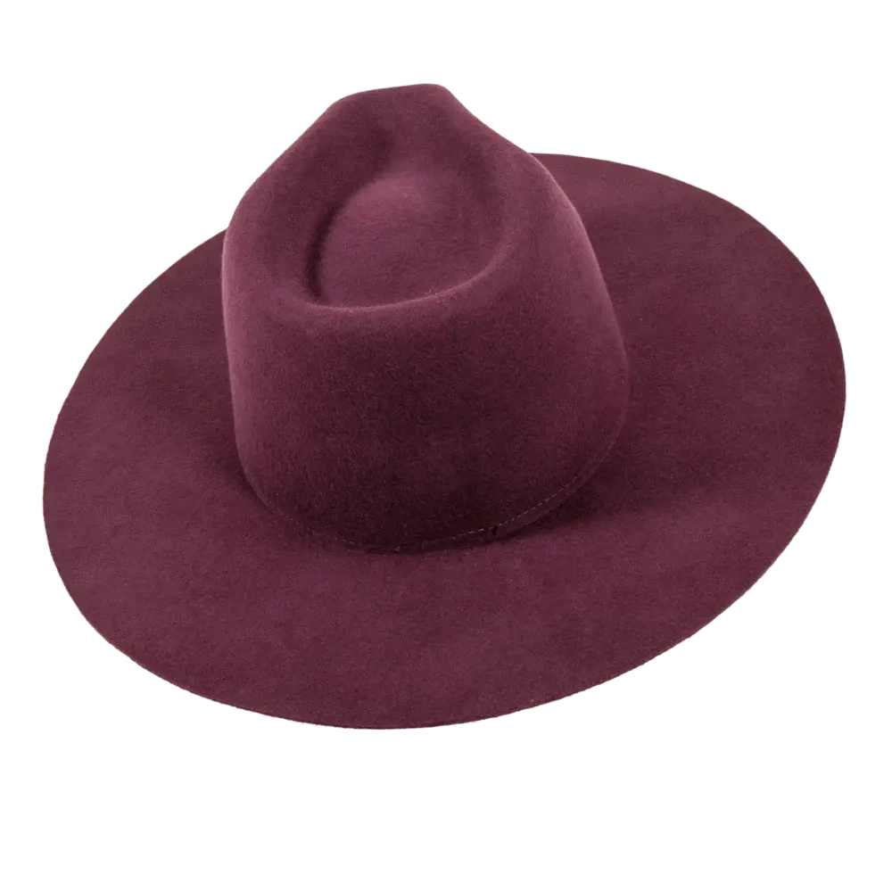 Rancher Vivid | Womens Colored Felt Fedora Hat