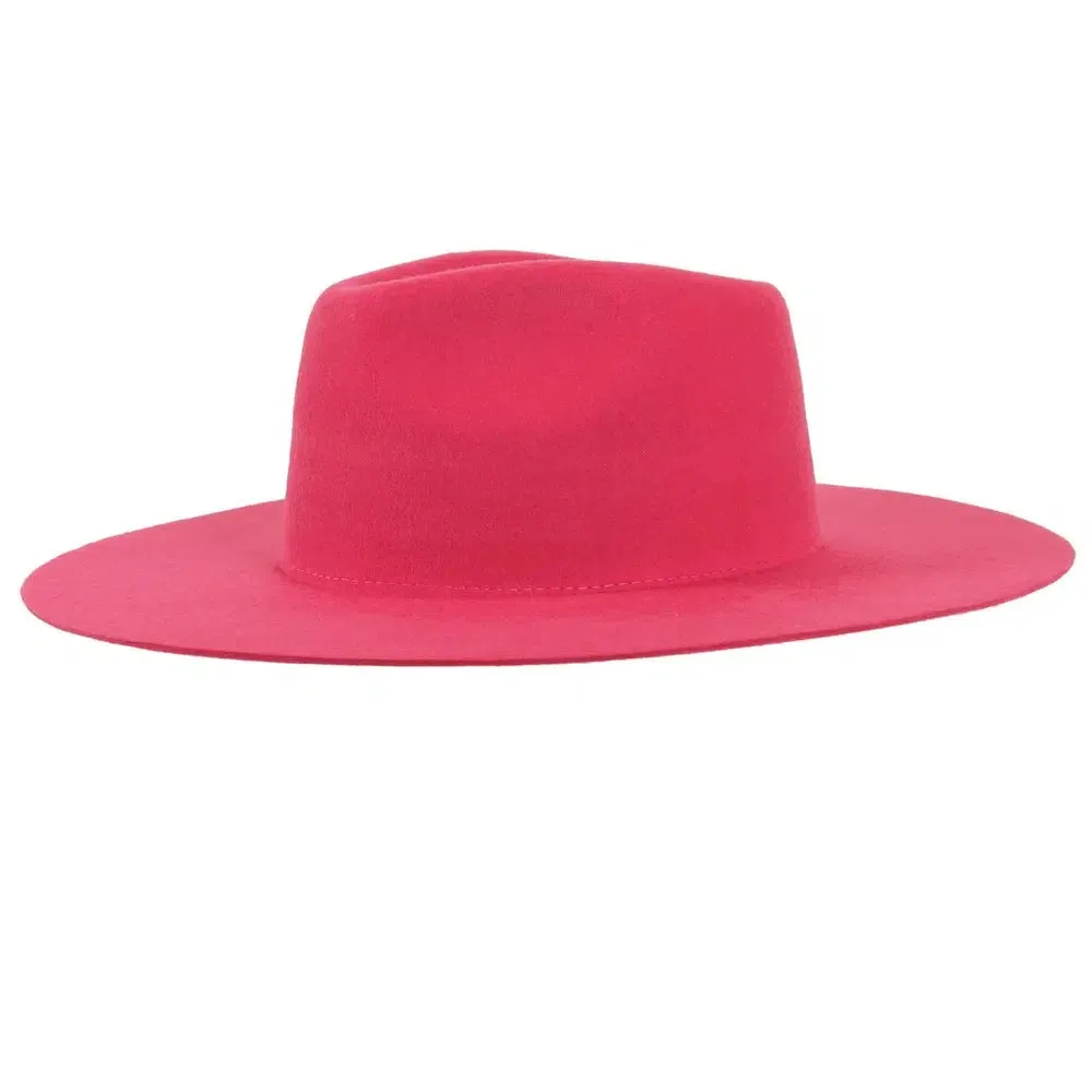 Rancher Vivid | Womens Colored Felt Fedora Hat