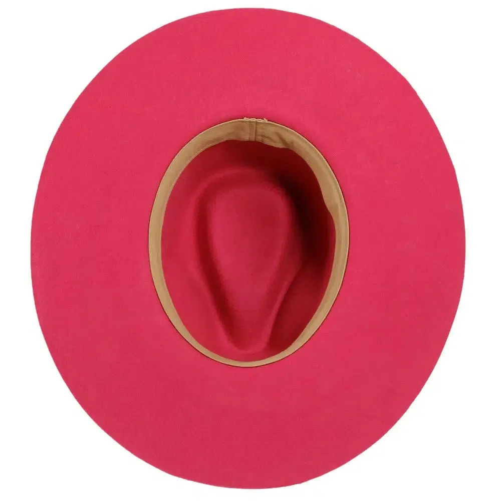 Rancher Vivid | Womens Colored Felt Fedora Hat