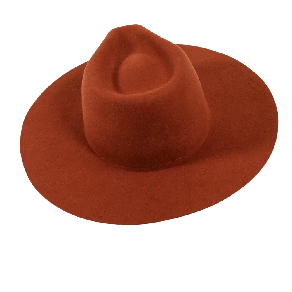 Rancher Vivid | Womens Colored Felt Fedora Hat