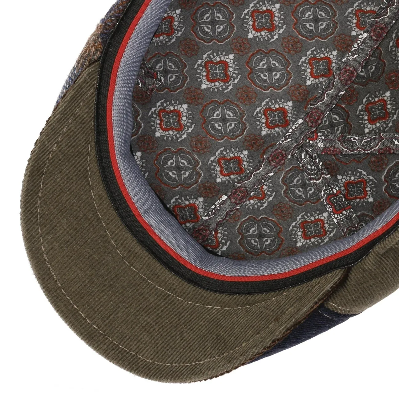 Raytown Patchwork Flat Cap by Lierys