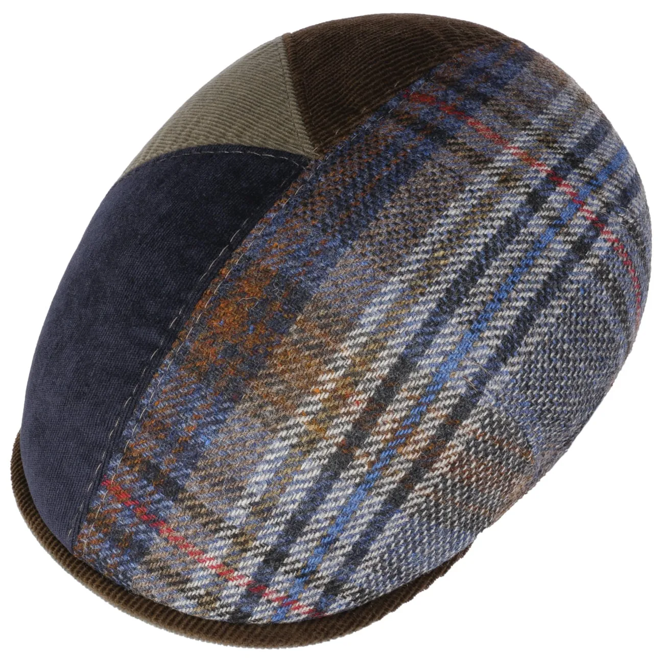 Raytown Patchwork Flat Cap by Lierys