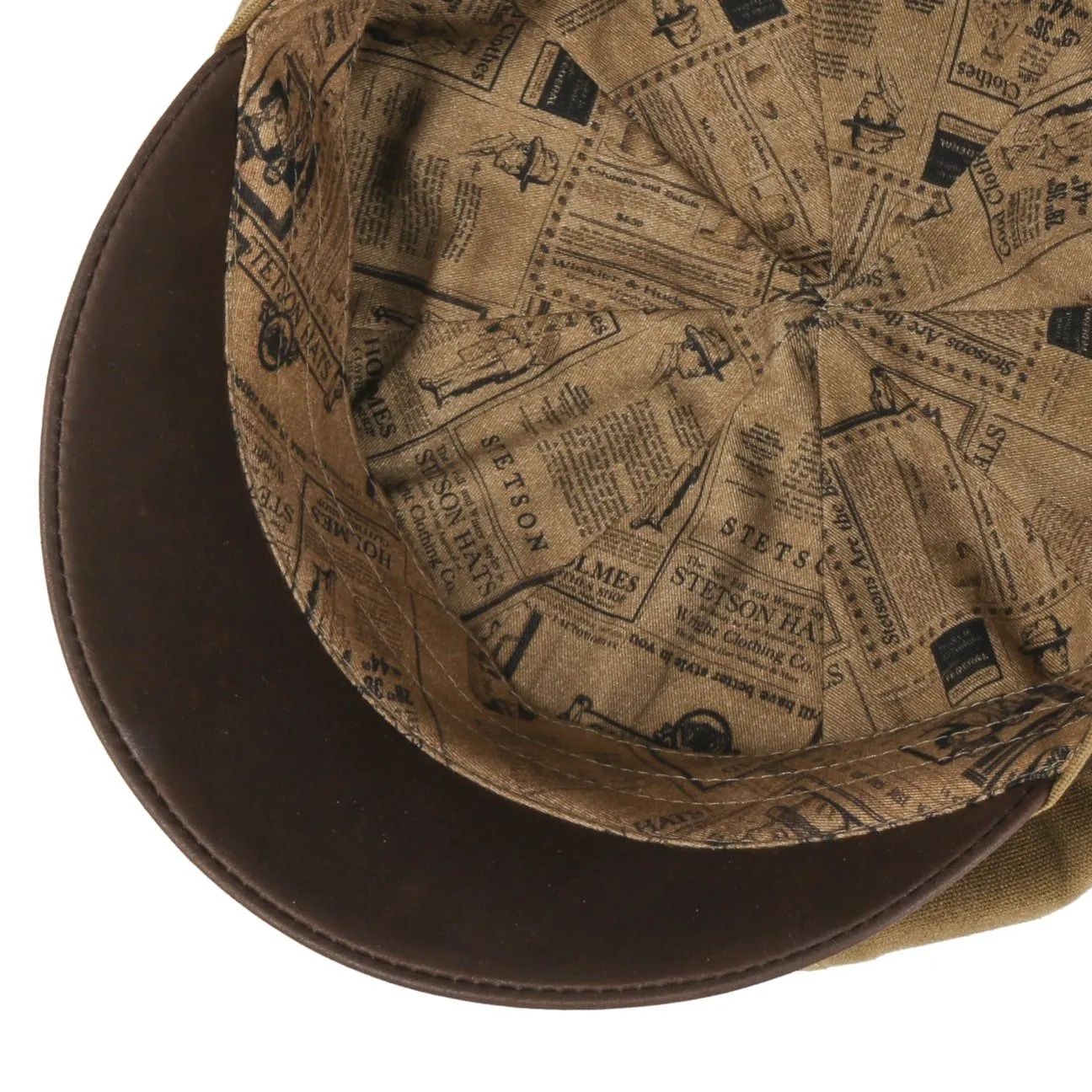 Riders Waxed Contrast Fisherman's Cap by Stetson