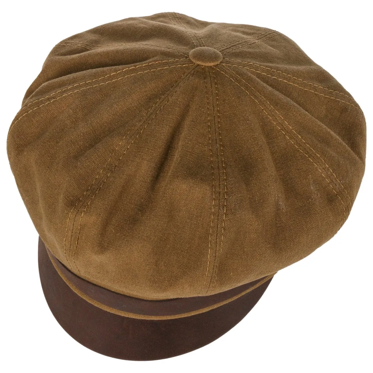 Riders Waxed Contrast Fisherman's Cap by Stetson