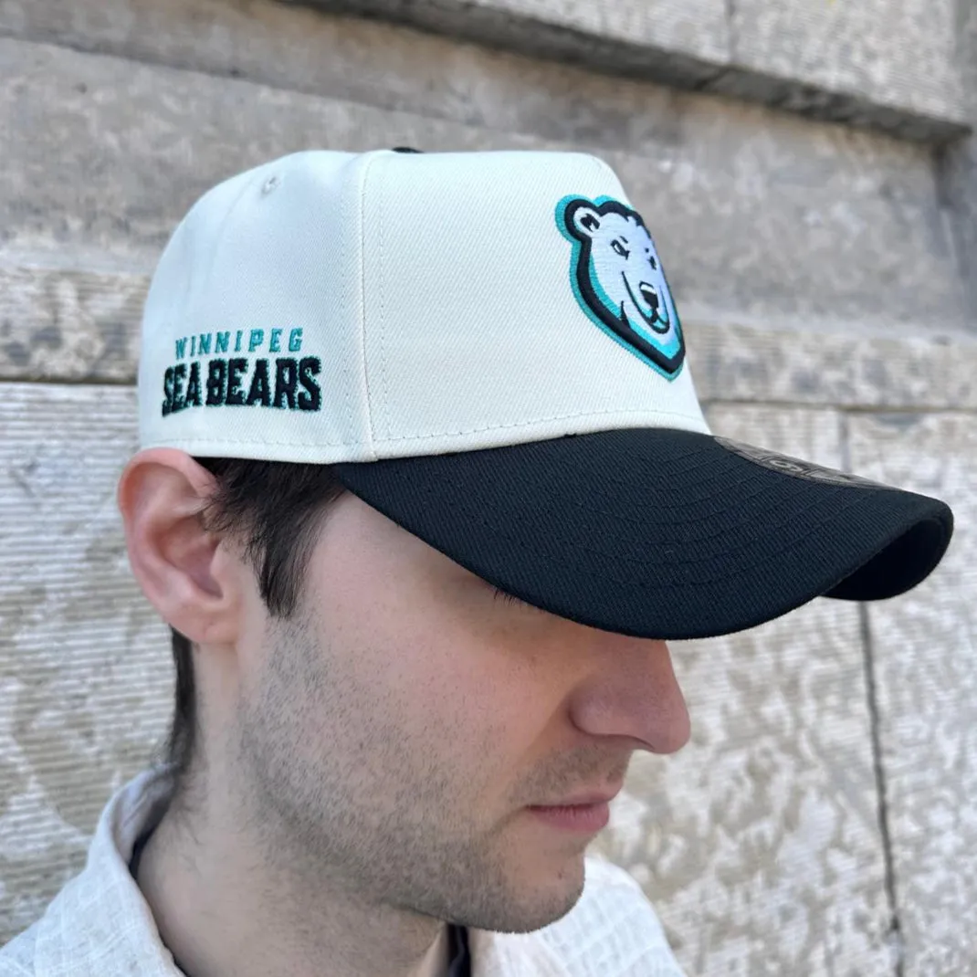SEABEARS 940 A-FRAME CAP - CHROME/BLACK