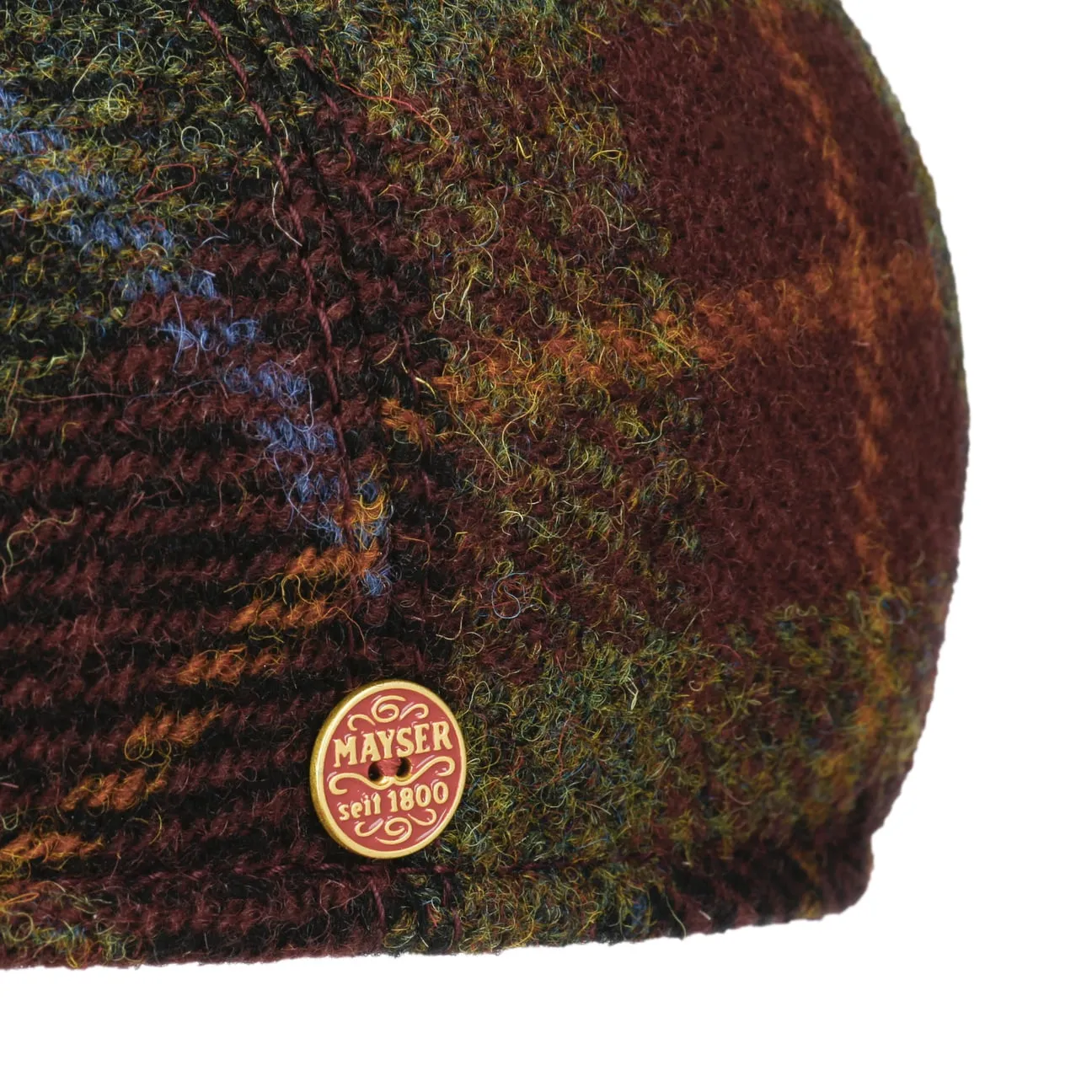 Sidney Classic Harris Tweed Flat Cap by Mayser