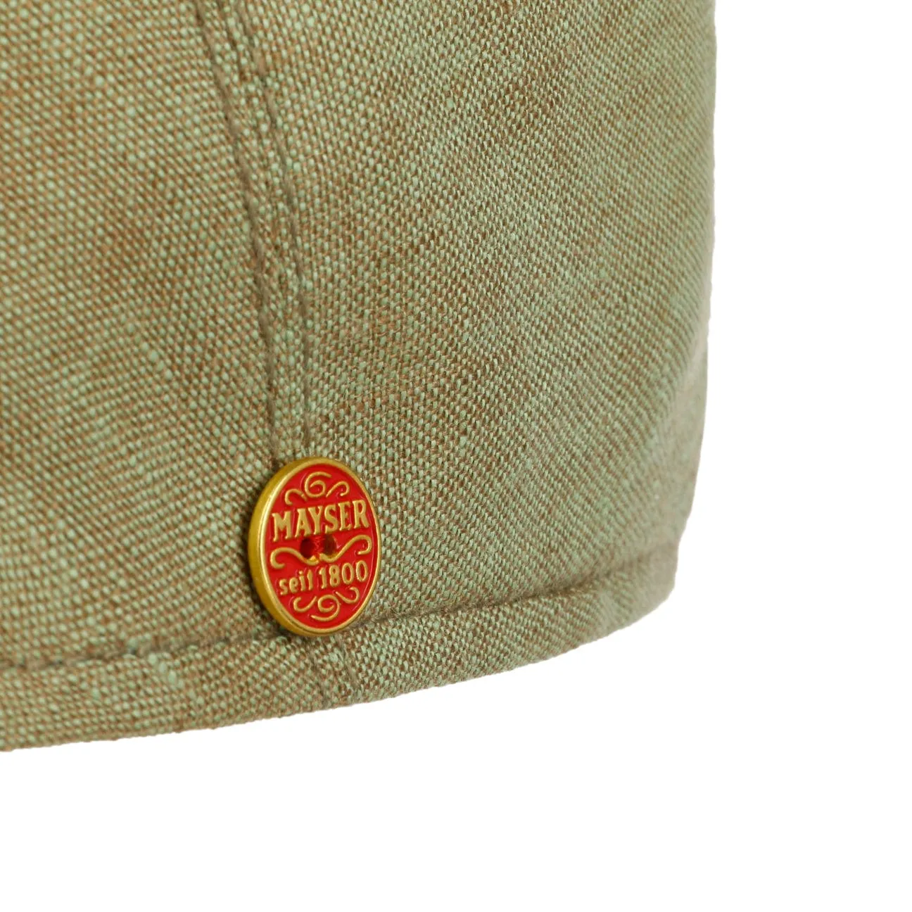 Sidney Linen Flat Cap by Mayser