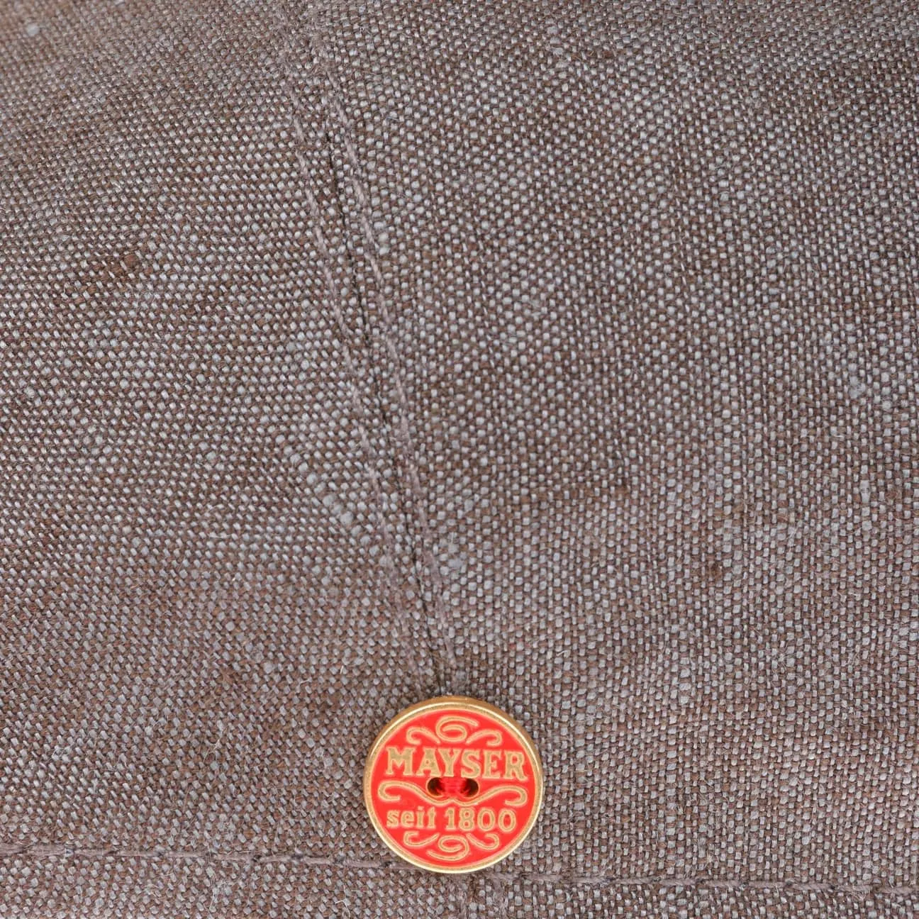 Sidney Linen Flat Cap by Mayser