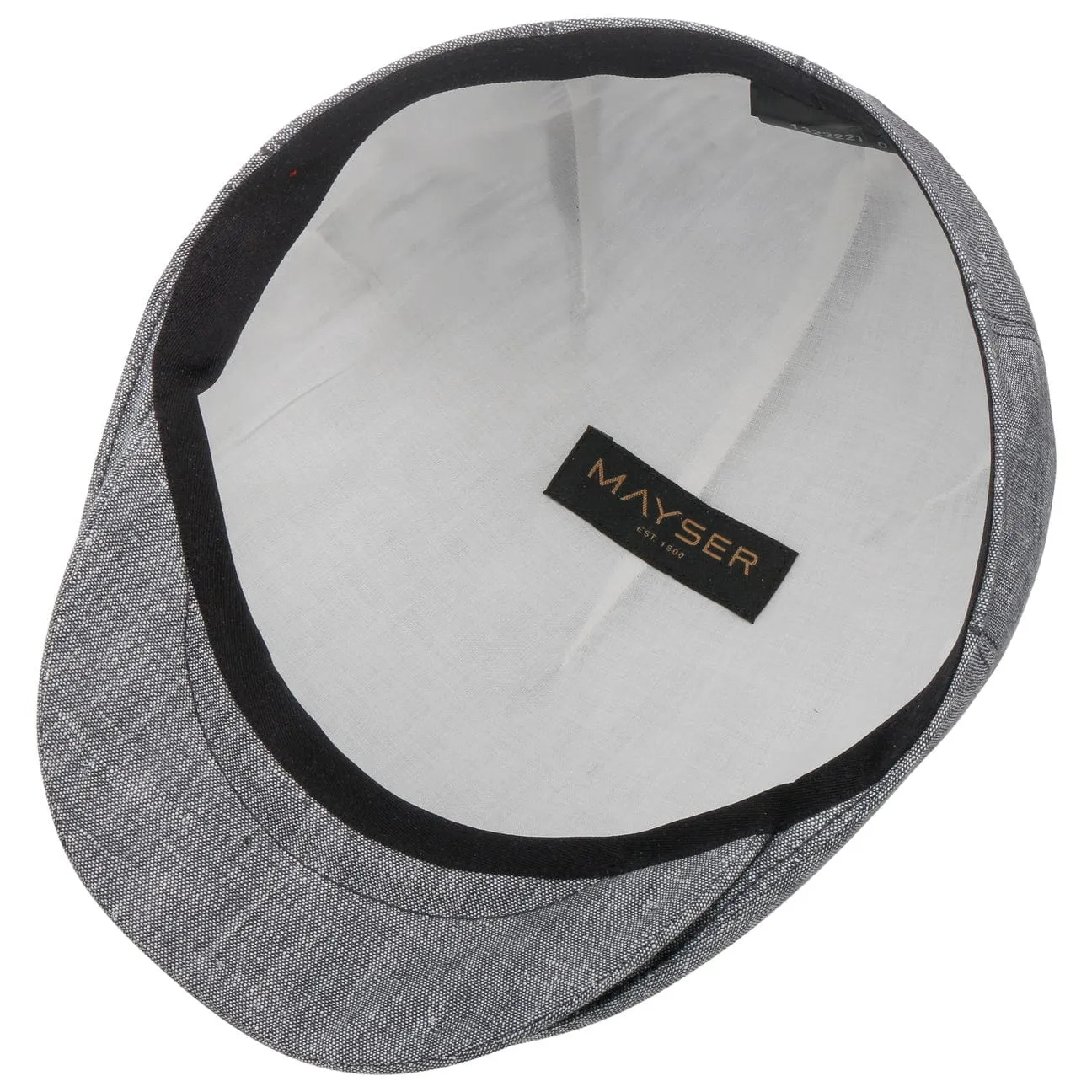 Sidney Linen Flat Cap by Mayser