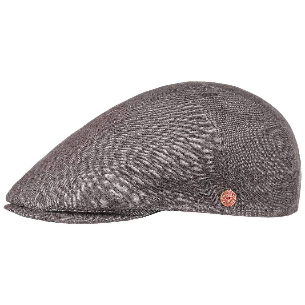 Sidney Linen Flat Cap by Mayser