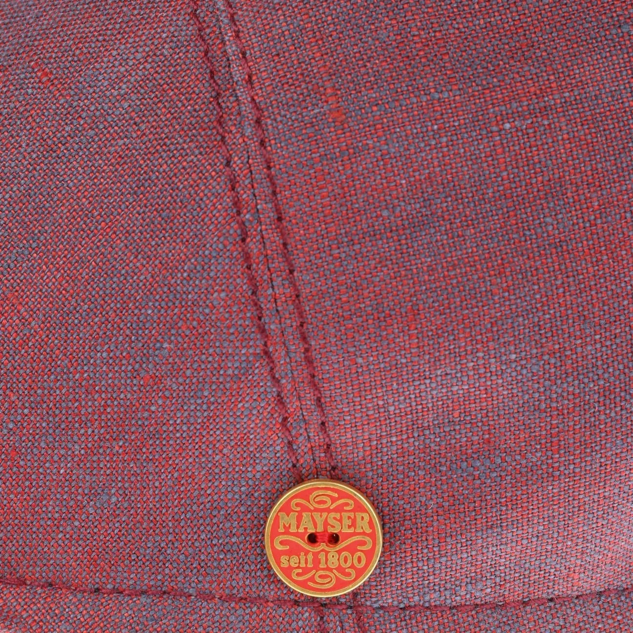 Sidney Linen Flat Cap by Mayser