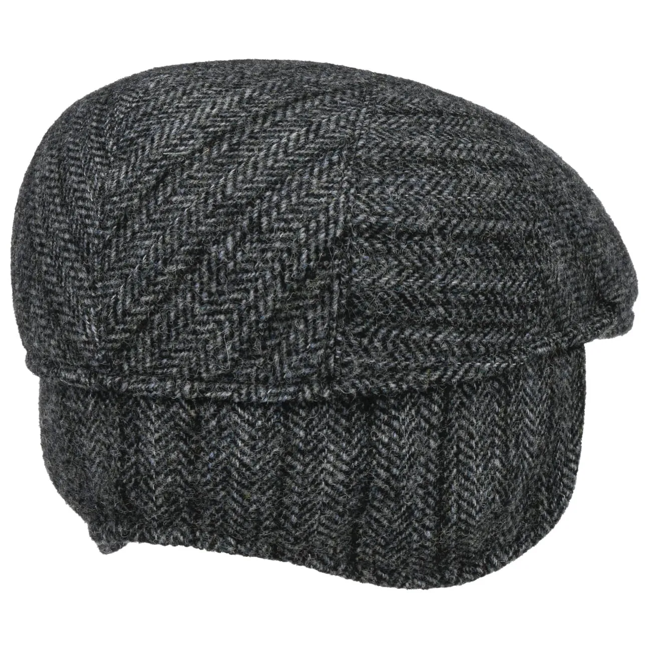 Sidney Wool Flat Cap with Ear Flaps by Mayser