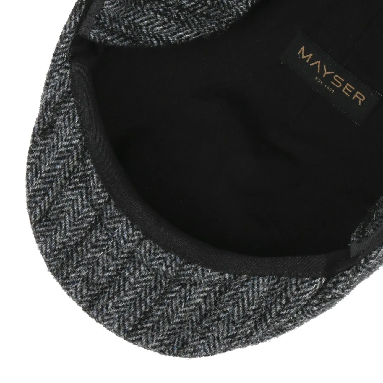 Sidney Wool Flat Cap with Ear Flaps by Mayser