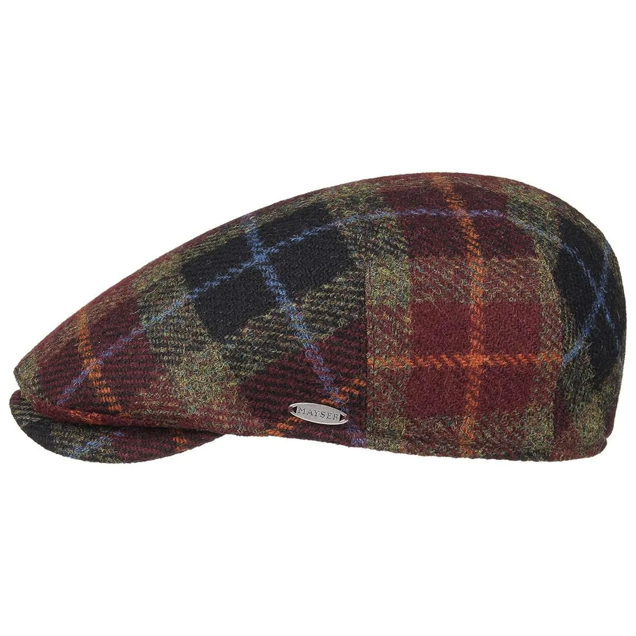 Simon Harris Tweed Flat Cap by Mayser
