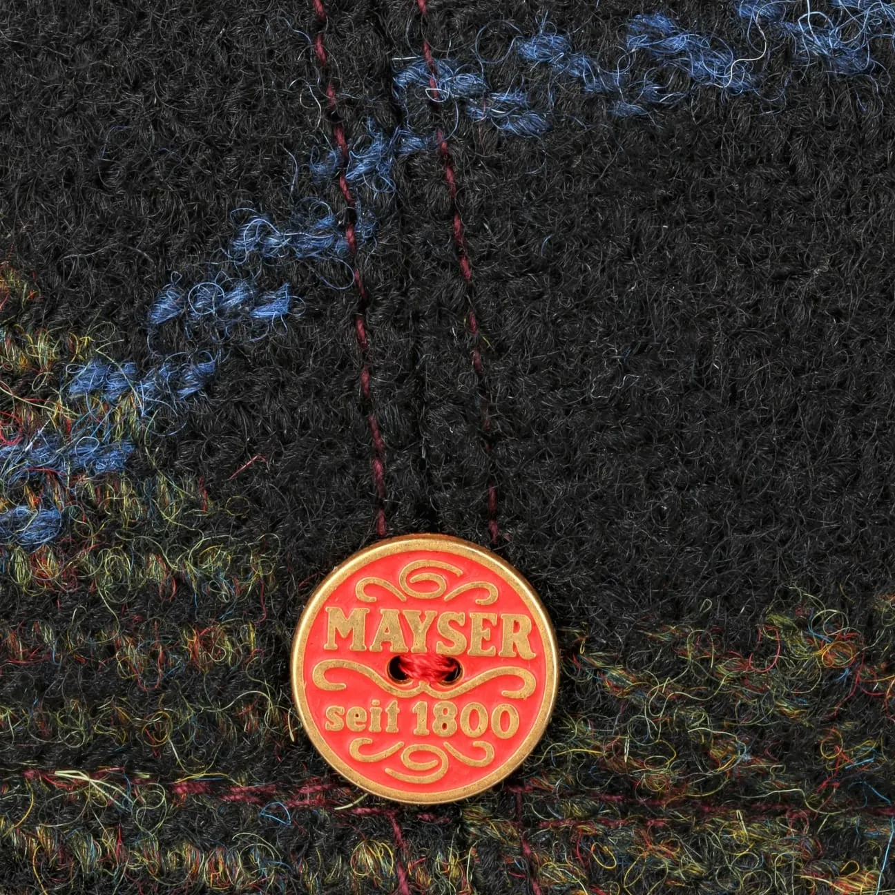 Simon Harris Tweed Flat Cap by Mayser