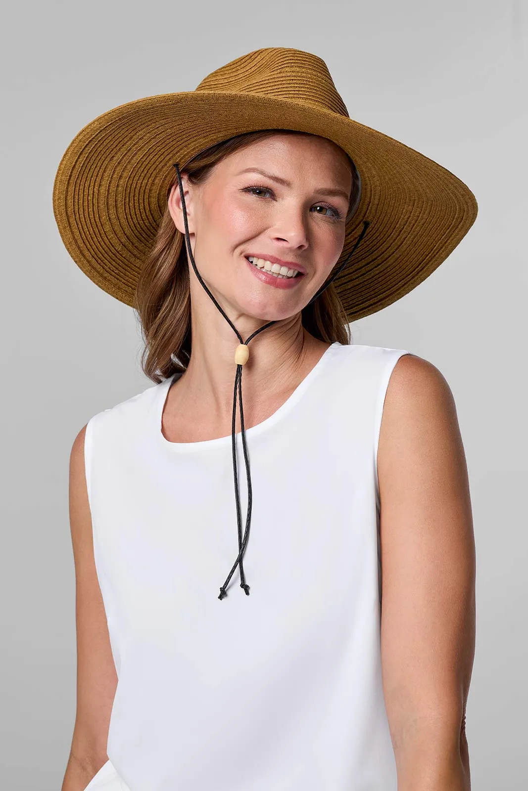 Sun Hat with Chin Cord - Tempe | Tan