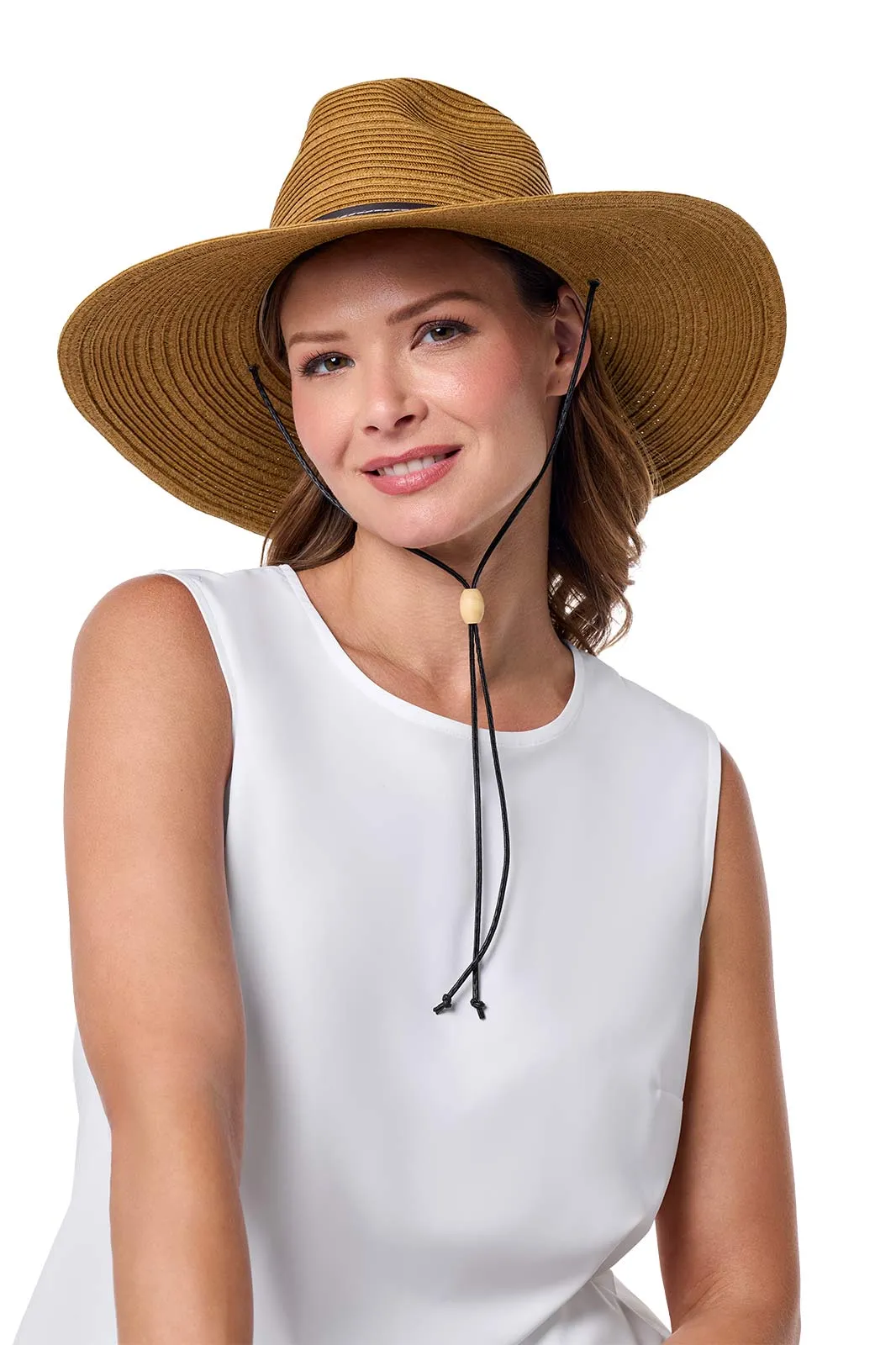 Sun Hat with Chin Cord - Tempe | Tan