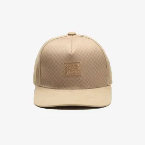 Superkicks | CHECKERBOARD CAP  { BEIGE