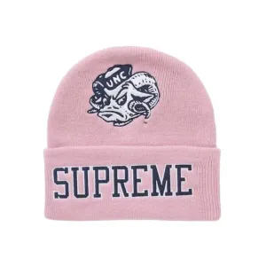 Supreme Mitchell & Ness NCAA Beanie Pink