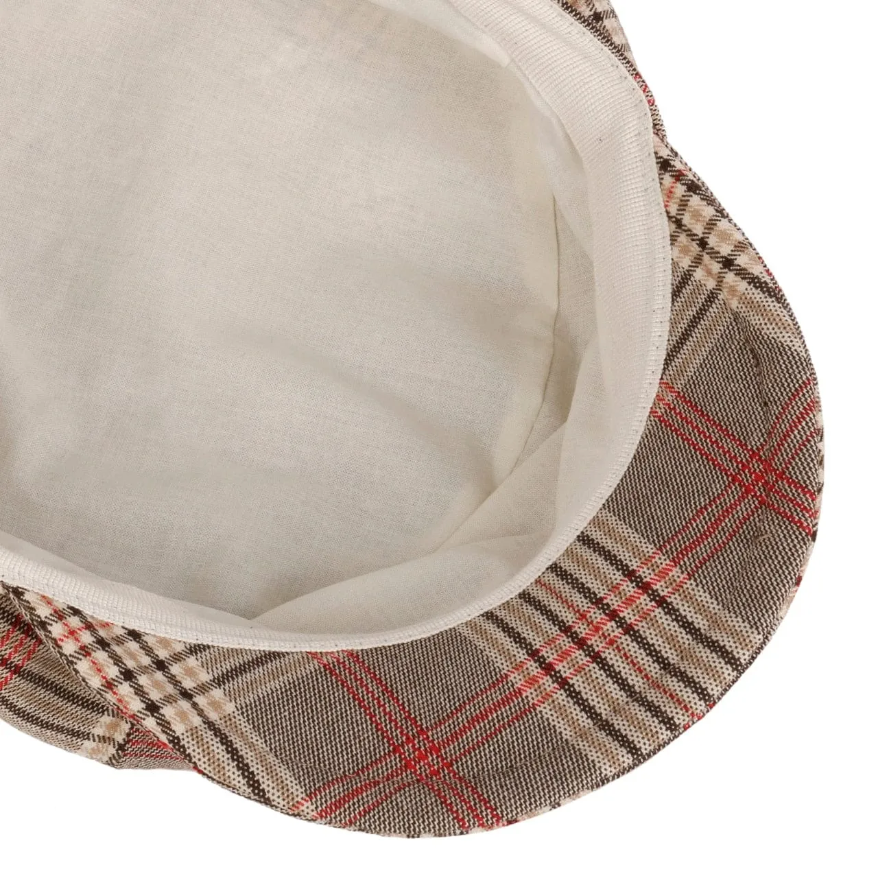Tarragona Check Newsboy Cap by Lierys