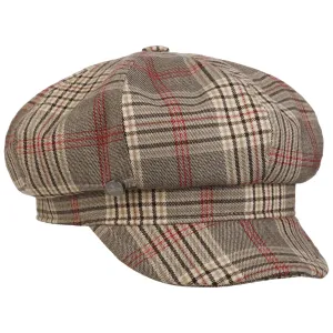 Tarragona Check Newsboy Cap by Lierys